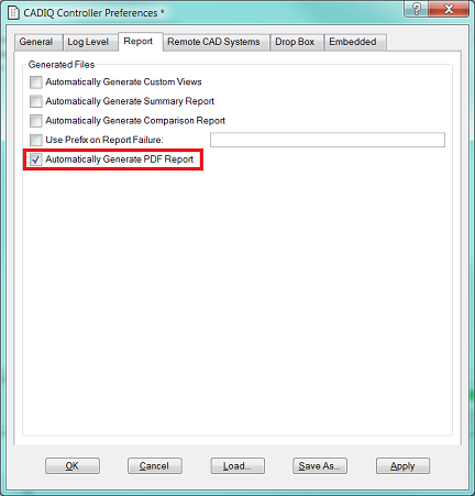 CADIQ Controller Preferences