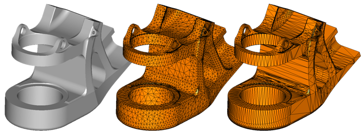 Repair and Simplify CAD models before generating STL