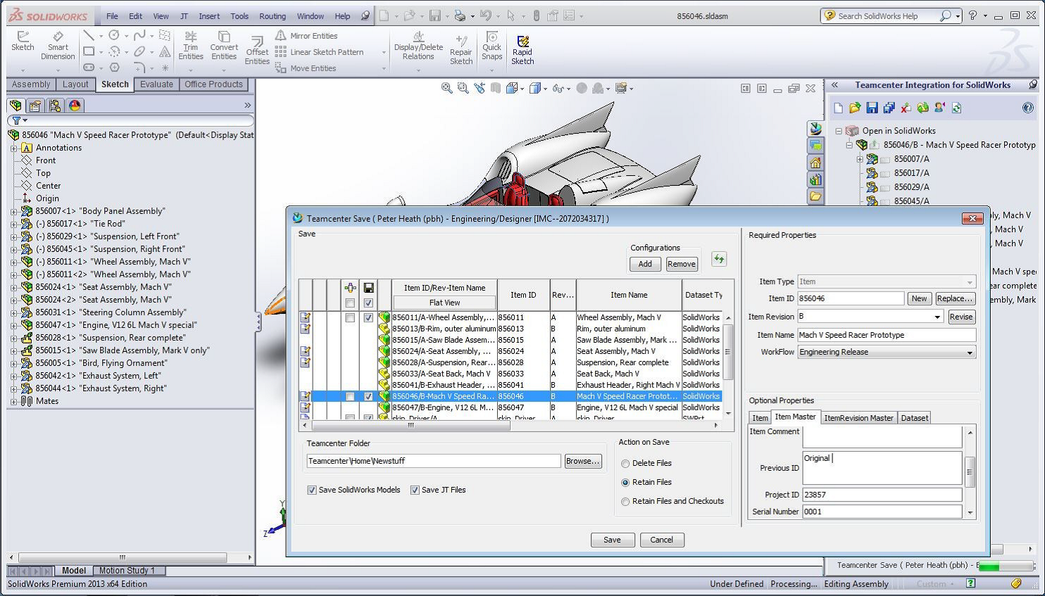 SWIM - SolidWorks Integration to Teamcenter